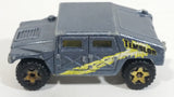 2007 Hot Wheels Temblor Getaway Humvee General Corp Metalflake Blue Grey Die Cast Toy Car Vehicle