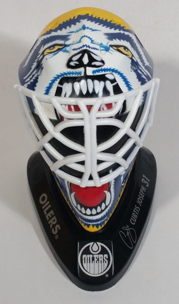 1996-97 McDonalds Mini Goalie Mask Edmonton Oilers Curtis Joseph CUJO #31