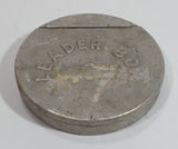 Vintage Aluminum Hinged Fishing Leader Box with Felt Pads and Leaders Inside