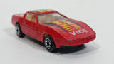Yatming Chevrolet Corvette 'Vice' 38 Red No. 1038 Die Cast Toy Car Vehicle