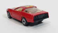 Yatming Chevrolet Corvette 'Vice' 38 Red No. 1038 Die Cast Toy Car Vehicle