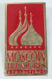 Moscow Treasures and Traditions Red Metal Pin - Exhibit Sponsored by Boeing