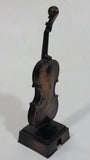 Vintage Miniature Cello Musical Instrument Metal Pencil Sharpener Doll House Furniture Size