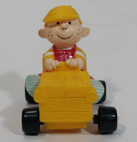 1996 Dennis The Menace Movie Film Character Yellow Plastic Toy Car Vehicle - Dairy Queen D.Q. Kid's Meal