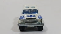 Vintage Majorette Ambulance No. 269 White 1/64 Scale Die Cast Toy Car Vehicle with Opening Rear Doors