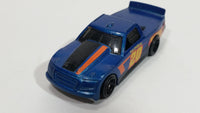 2015 Hot Wheels Race Team Circle Trucker Truck Dark Blue Die Cast Toy Car Vehicle