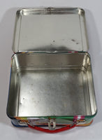 1997 Hot Wheels Hallmark Small Metal Lunch Box Car Carrying Case Numbered 6E/3542