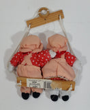 Lidco Boy and Girl Clowns On A Swing Decorative Hanging Ornament