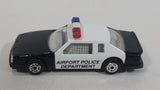 Maisto Airport Police Department Cruiser Buick Lasabre Stock White Black Die Cast Toy Car Cop Vehicle