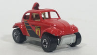 1998 Hot Wheels Baja Bug Volkswagen VW Beetle Red Die Cast Toy Car Vehicle