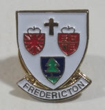 Fredericton, New Brunswick Coat of Arms Enamel Metal Lapel Pin Souvenir Travel Collectible