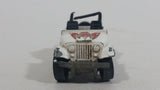 1982 Hot Wheels Jeep CJ-7 White Die Cast Toy Car Vehicle - Treasure Valley Antiques & Collectibles