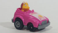 1985 McDonald's Happy Meal Fast Macs Birdie Character Pink Pull Back Toy Car Vehicle - Treasure Valley Antiques & Collectibles