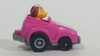 1985 McDonald's Happy Meal Fast Macs Birdie Character Pink Pull Back Toy Car Vehicle - Treasure Valley Antiques & Collectibles