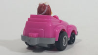 1985 McDonald's Happy Meal Fast Macs Birdie Character Pink Pull Back Toy Car Vehicle