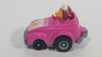 1985 McDonald's Happy Meal Fast Macs Birdie Character Pink Pull Back Toy Car Vehicle - Treasure Valley Antiques & Collectibles