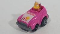 1985 McDonald's Happy Meal Fast Macs Birdie Character Pink Pull Back Toy Car Vehicle - Treasure Valley Antiques & Collectibles