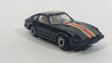 Vintage Yatming Nissan 300ZX Black No. 1027 Die Cast Toy Car Vehicle with Opening Doors - Hong Kong