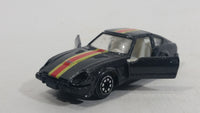 Vintage Yatming Nissan 300ZX Black No. 1027 Die Cast Toy Car Vehicle with Opening Doors - Hong Kong