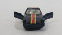 Vintage Yatming Nissan 300ZX Black No. 1027 Die Cast Toy Car Vehicle with Opening Doors - Hong Kong