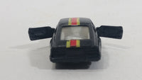 Vintage Yatming Nissan 300ZX Black No. 1027 Die Cast Toy Car Vehicle with Opening Doors - Hong Kong