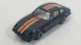 Vintage Yatming Nissan 300ZX Black No. 1027 Die Cast Toy Car Vehicle with Opening Doors - Hong Kong