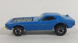 VHTF RARE Vintage 1971 Hot Wheels Bye Focal Red Lines Enamel Blue Die Cast Toy Car Vehicle Original Hong Kong
