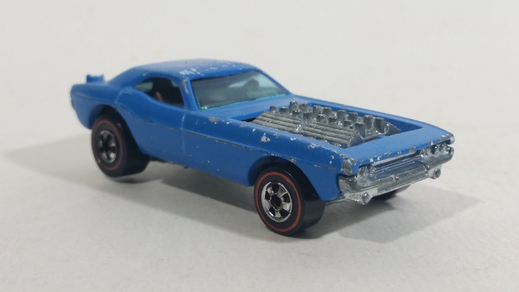 VHTF RARE Vintage 1971 Hot Wheels Bye Focal Red Lines Enamel Blue Die ...