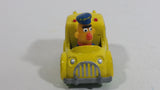 1981, 1983 Playskool The Muppets Sesame Street Bert as a Bus Driver Yellow Die Cast Toy Car Vehicle - Treasure Valley Antiques & Collectibles