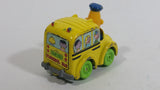 1981, 1983 Playskool The Muppets Sesame Street Bert as a Bus Driver Yellow Die Cast Toy Car Vehicle
