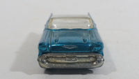 2006 Hot Wheels Classic '57 Chevy Bel Air Convertible Spectraflame Light Blue Die Cast Toy Car Vehicle