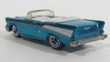 2006 Hot Wheels Classic '57 Chevy Bel Air Convertible Spectraflame Light Blue Die Cast Toy Car Vehicle