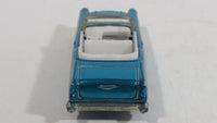 2006 Hot Wheels Classic '57 Chevy Bel Air Convertible Spectraflame Light Blue Die Cast Toy Car Vehicle