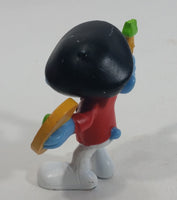 2011 Peyo "Painter" Artist Smurfs PVC Toy Figure McDonald's Happy Meal