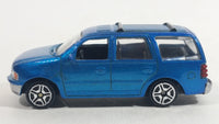 Motor Max Super Wheels Ford Expedition No. 6021 Blue Die Cast Toy Car SUV Vehicle