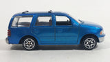 Motor Max Super Wheels Ford Expedition No. 6021 Blue Die Cast Toy Car SUV Vehicle