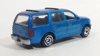 Motor Max Super Wheels Ford Expedition No. 6021 Blue Die Cast Toy Car SUV Vehicle