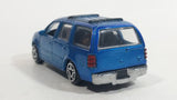 Motor Max Super Wheels Ford Expedition No. 6021 Blue Die Cast Toy Car SUV Vehicle