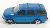 Motor Max Super Wheels Ford Expedition No. 6021 Blue Die Cast Toy Car SUV Vehicle