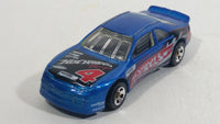 2002 Hot Wheels T-Bird Stocker #4 Metallic Blue Die Cast Toy Race Car Vehicle