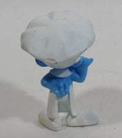 2011 Peyo "Chef" Smurf Sipping From a Spoon PVC Toy Figure McDonald's Happy Meal