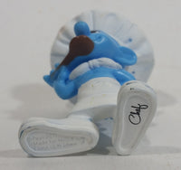 2011 Peyo "Chef" Smurf Sipping From a Spoon PVC Toy Figure McDonald's Happy Meal