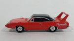 1996 Racing Champions '70 Plymouth Superbird Orange Die Cast Toy Muscle Car Vehicle With Removable Rubber Tires