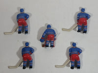1990 Wayne Gretzky Table Hockey Game New York Rangers Team 5 Player Set