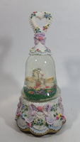 Unicorn Mother and Baby Snow Globe Musical Box Resin and Glass Collectible Ornament