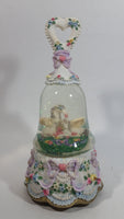 Unicorn Mother and Baby Snow Globe Musical Box Resin and Glass Collectible Ornament