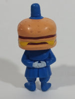 Vintage 1985 McDonald's Officer Big Mac PVC Toy Police Cop Figure with Burger Head - 2 3/4" Tall