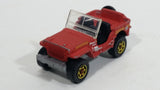 2013 Matchbox MBX Explorers Jeep Willys Rust Red Die Cast Toy Car Vehicle