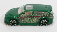 2013 Hot Wheels Street Beasts Audacious Metalflake Green Die Cast Toy Car Vehicle