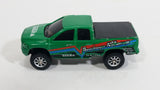 Maisto Tonka 2002 Dodge Ram Quad Cab Truck 'Deutmeyer Auto Advantage' 24 Hr Towing Green Die Cast Toy Car Vehicle